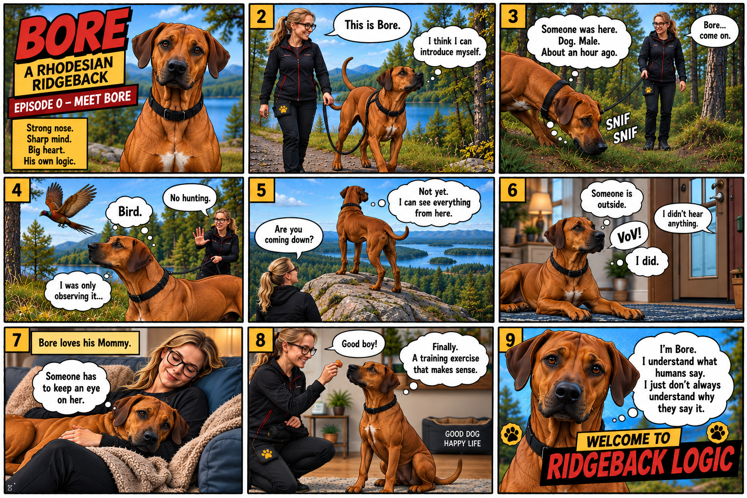 Bore the Rhodesian Ridgeback